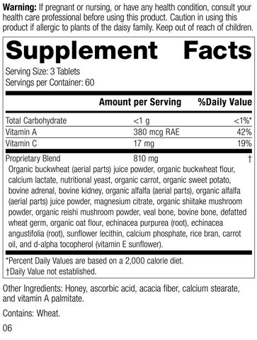 - Cataplex® A-C-P, 180 Tablets, Rev 04 Supplement Facts