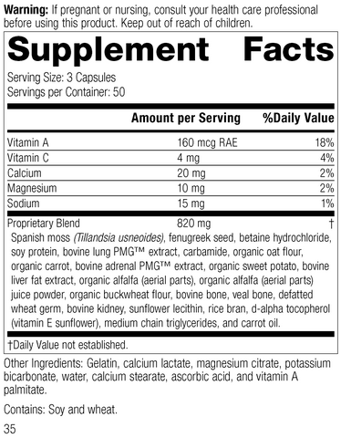 - Allerplex®, 150 Capsules, Rev 34 Supplement Facts