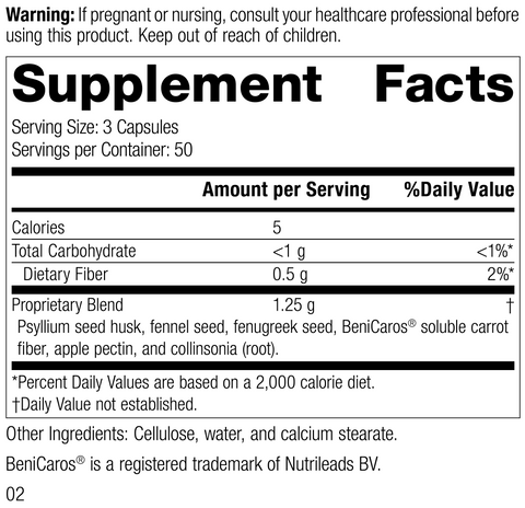 - Gastro-Fiber®, 150 Capsules