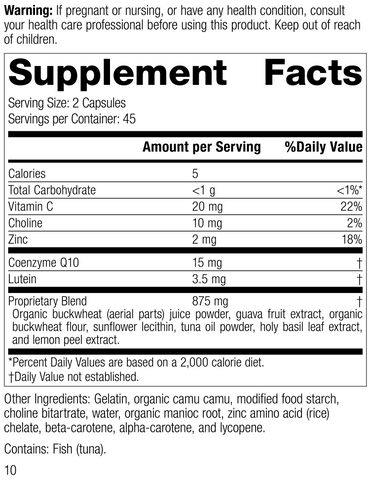 - Regeneplex, Rev 07 Supplement Facts