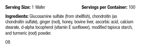 - supplement fact label