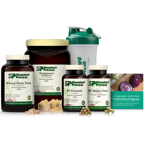 - Purification Product Kit with SP Complete® Vanilla and Whole Food Fiber, 1 Kit With SP Complete Vanilla & Whole Food Fiber