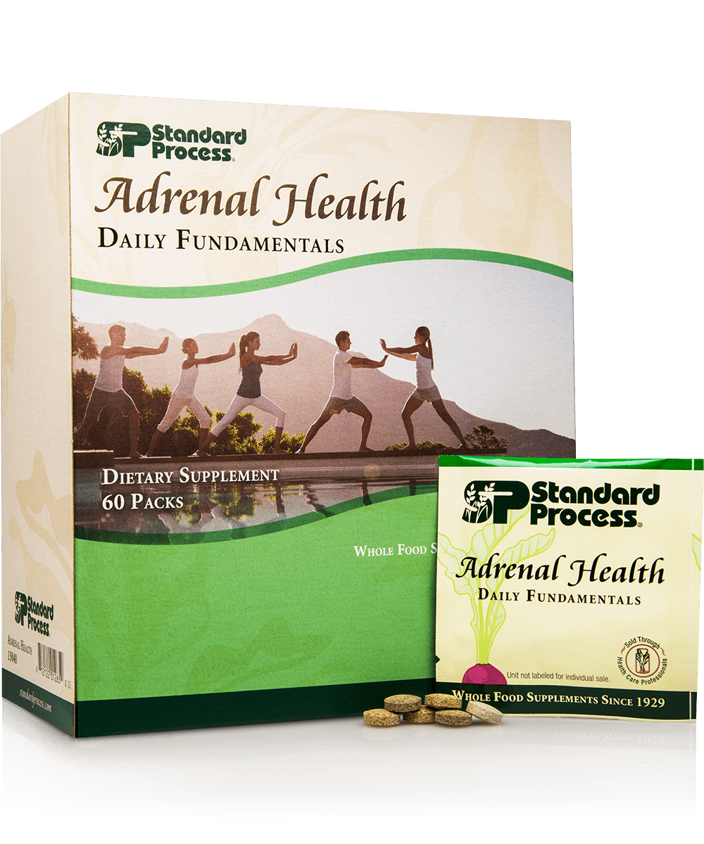 Daily Fundamentals Adrenal Health by Standard Process SP & MediHerb Supplements Wholefood Guru
