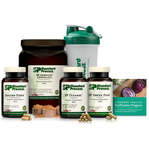  - Purification Product Kit with SP Complete® Chocolate and Gastro-Fiber®, 1 Kit with SP Complete Chocolate and Gastro-Fiber