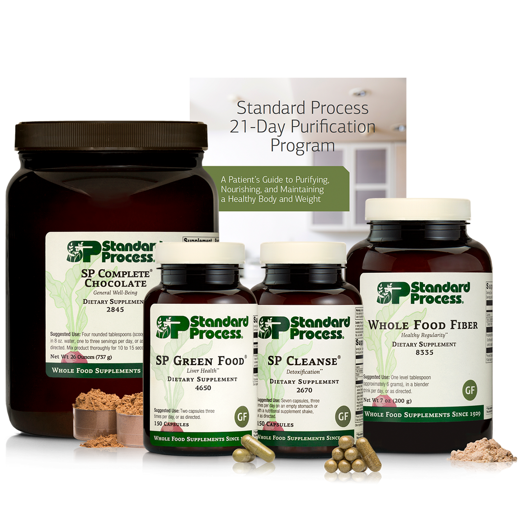 Purification Product Kit with SP Complete® Chocolate and Whole Food Fiber