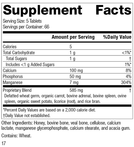  - Bio-Dent®, 330 Tablets, Rev 17 Supplement Facts