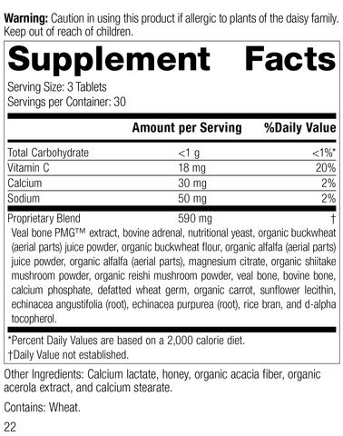  - Cataplex® C, 90 Tablets, Rev 20 Supplement Facts