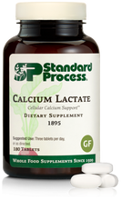 Load image into Gallery viewer, An image of a bottle of Calcium Lactate, 180 tablets.