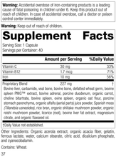 Load image into Gallery viewer, Ferrofood®, 40 Capsules, Rev 37 Supplement Facts