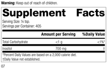 Load image into Gallery viewer, Inositol Powder, Rev 05 Supplement Facts