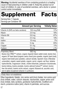 Livaplex 5375-15 Supplement Label