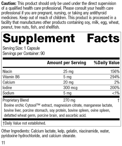  - Min-Chex®, 90 Capsules, Rev 11 Supplement Facts