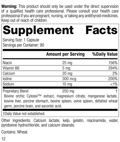  - Min-Chex®, 90 Capsules, Rev 11 Supplement Facts