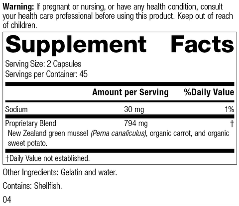  - Nutrimere®, 90 Capsules, Rev 04 Supplement Facts