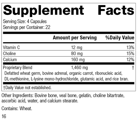  - Protefood®, 90 Capsules, Rev 15 Supplement Facts