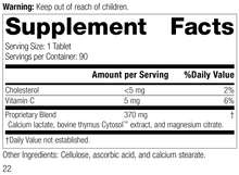 Load image into Gallery viewer, Thymex®, 90 Tablets, Rev 21 Product Label