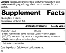 Load image into Gallery viewer, Zypan®, 330 Tablets, Rev 01 Supplement Facts