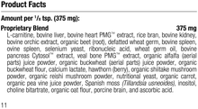 Load image into Gallery viewer, Canine Cardiac Support, 25 g, Rev 10 Supplement Facts