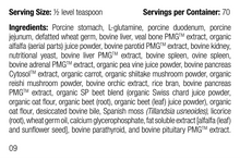 Load image into Gallery viewer, supplement fact label