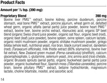 Load image into Gallery viewer, supplement fact label