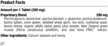 Load image into Gallery viewer, supplement fact label