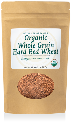 Hard Red Wheat Berries, 2lb kraft bag