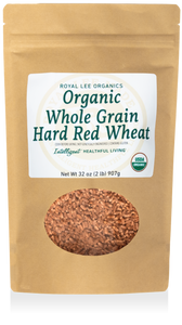 Hard Red Wheat Berries, 2lb kraft bag