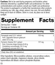 Load image into Gallery viewer, Turmeric Forte, 60 Tablets, Rev 03 Supplement Facts