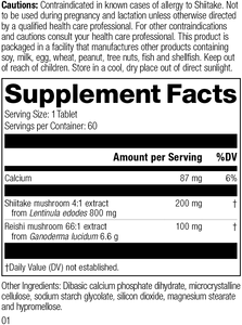 supplement fact label