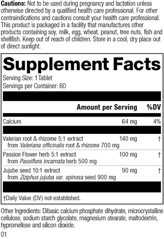  - supplement fact label