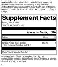 Load image into Gallery viewer, Tongkat Ali, 40 Tablets, Rev 01 Supplement Facts