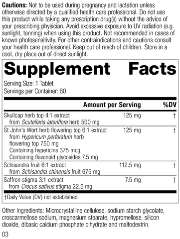  - Nevaton Forte, 60 Tablets, Rev 01 Supplement Facts 