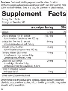 M1830 PulmaCo Rev 01 Supplement Facts