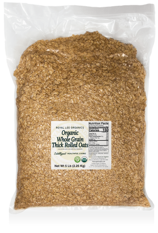  - Thick Rolled Oats, 5lb kraft bag