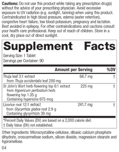 Viranon Rev 03 Supplement Facts